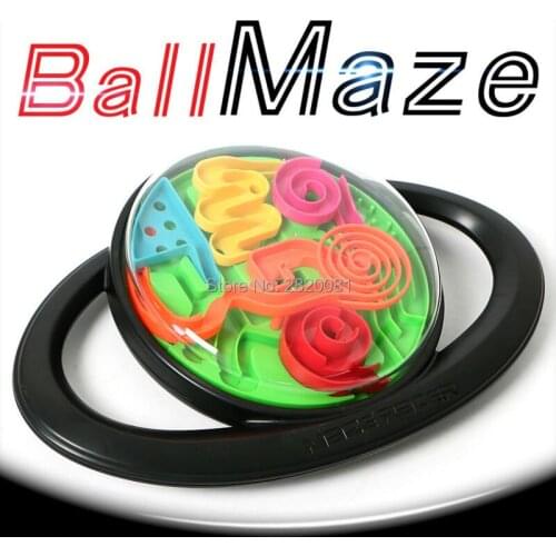 3D ball maze magic brain teaser family funny game 2colors,steering wheel model maze ball puzzle toy for all kid intellect toy