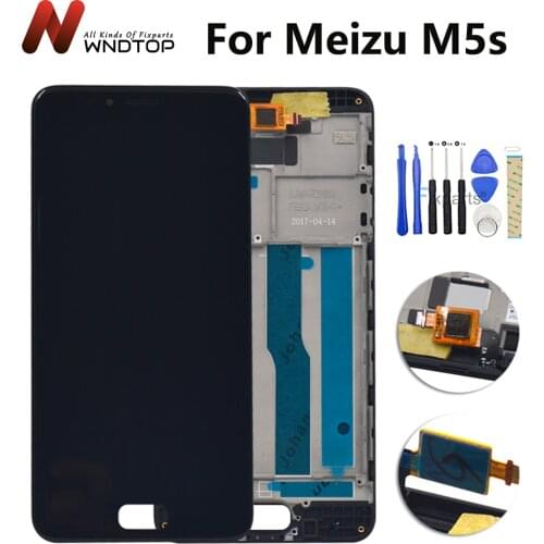 5.2'' LCD With Frame For MEIZU M5S LCD Display Touch Screen Digitizer Replacement LCD For Meizu M5S MZ-M5s+Tools