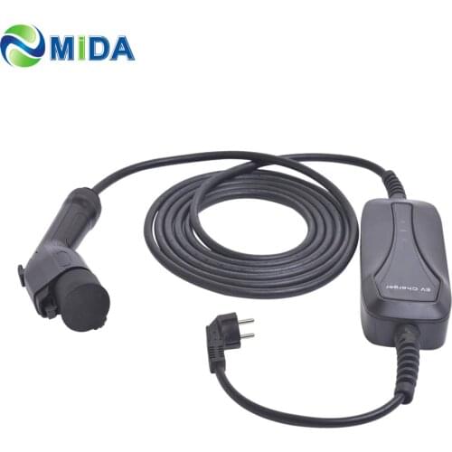 5 meter 16Amp Type 1 EV Charger Mode 2 EV Charging Cable Car Charger Cord J1772 Plug EV Connector
