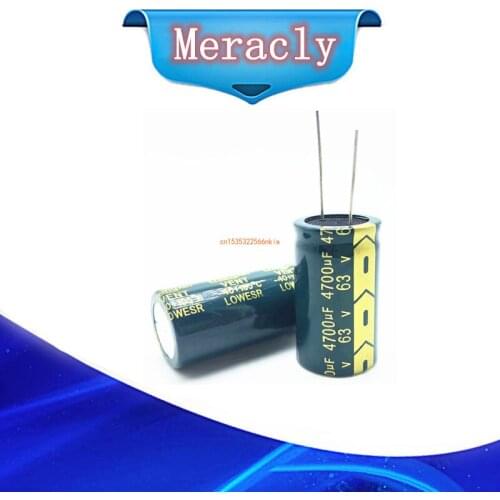 9pcs/lot T05 63V 4700UF aluminum electrolytic capacitor size 22*40 4700UF 63V4700uf 20