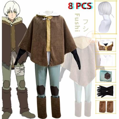 Anime To Your Eternity Fushi Cosplay Costume Fumetsu no Anata e White Wig Halloween Carnival Party Comic Con Outfit Men Women