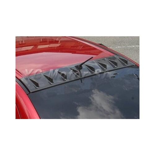 Car Accessories Carbon Fiber Roof Spoiler Fit For 2008-2010 EVO 10 X Non-SSS Vortex Generator (Fit Antenna base size 5x6cm)