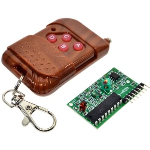 1set IC 2262/2272 4 CH 315Mhz Key Wireless Remote Control Kits Receiver module