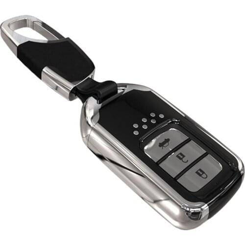 Kwaks ABS Car Key Case Cover Fit for Honda CRV CRIDER JADE XRV VEZEL ODYSSEY ACCORD CIVIC 2/3/4 Button Smart Remote Control