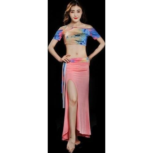 Elegant Belly Dance Costume Set Women Profession Bellydance Performance Clothing Practice Clothes Gypsy Outfit Dress Set Indian