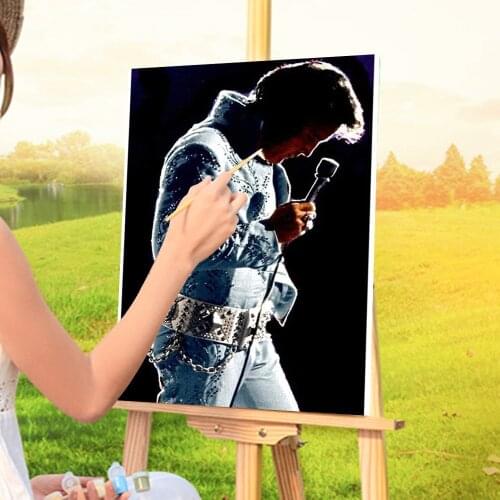 Elvis Presley Painting By Numbers Set Oil Paints 50*70 Painting On Canvas Decorative Paintings Adults Drawing
