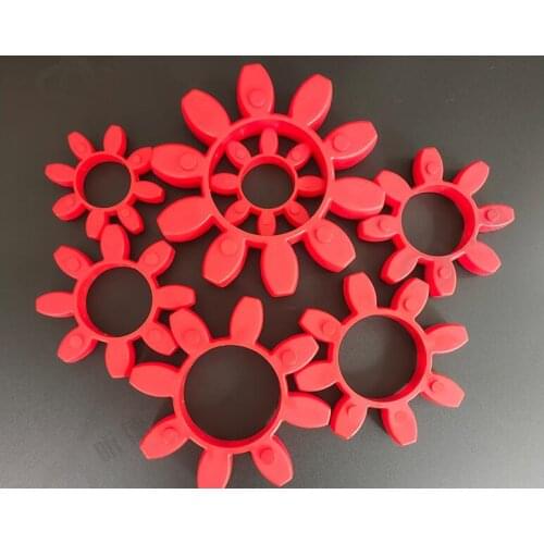 GR-10/14/19/24/38/42/48/55/65/75 13/18/26mm Bore 30/40/54mm OD Urethane Shaft Coupling Coupler Spider Insert Open Center