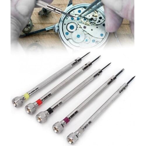 Professional Watch Link Pins Remover Watch Band Adjuster Screwdriver Stainless Steel Watch Band Repairing Tool for Watchmakers