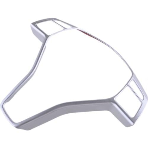 Steering Wheel Switch Button Trim Cover Frame Moulding Decor ABS Silver Fit For Mercedes-Benz A B C E Class W176 W246 W204 W212