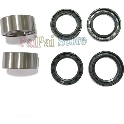 Both Front Wheel Bearing Seal Kits for Honda TRX300FW Fourtrax 4x4 TRX350D TRX400FW TRX450