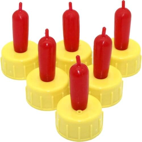 50 PCS Animal Feeders Red Silicone nipple Mammal special Feeding equipment wholesale Animal feeder