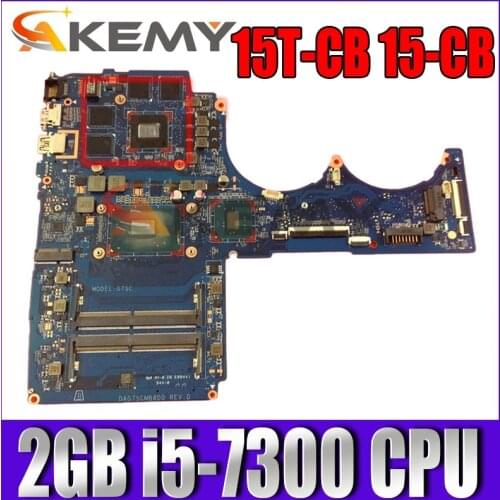 100% working 100% HP Pavilion Power Laptop 15T-CB 15-CB motherboard 2GB i5-7300 926309-601 926309-501 926309-001 DAG75CMB8D0