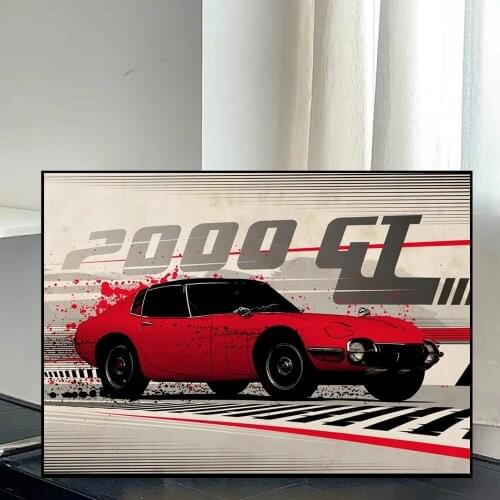 Modular Hd Prints Pictures Toyota 2000GT Sports Car Home Decoration Painting Canvas Posters No Frame Wall Art For Living Room