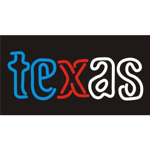 NEON SIGN For Texas Beer Wine Real GLASS Tube BAR PUB Restaurant Signboard store display Decorate Store Shop Light Signs 17*14"