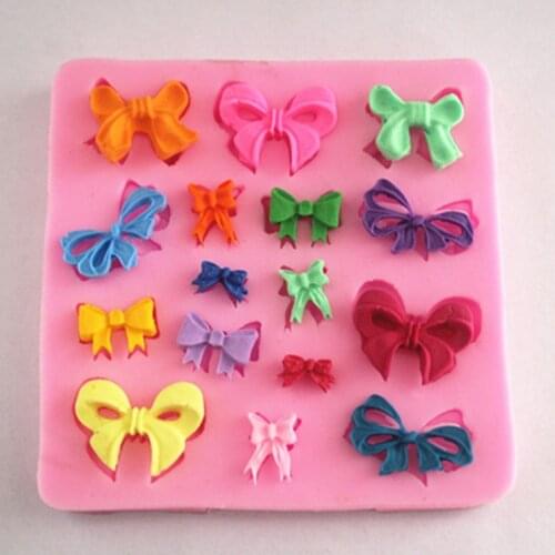 New Bows Silicone Mould Fondant Mold Silicone Sugar mini mold Craft Molds Cake Decorating