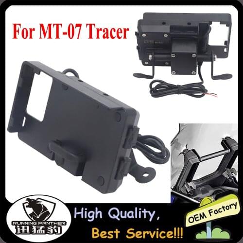 NEW-Motorcycle Mobile Phone Holder GPS Navigation Bracket for YAMAHA MT07 TRACER MT 07 2016