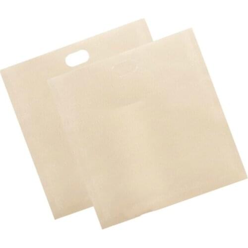 20pcs Non-Stick Toaster Bags for Grilled Cheese Sandwiches Nuggets Heat Resistant , Gluten Free ,Reusable Baked Toast Bread Bags