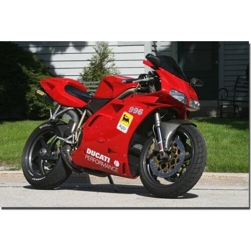 Ducati Desmoquattro 996 Muscle Motorbike Picture Wall Art Poster Canvas Prints Painting for Living Room Decor