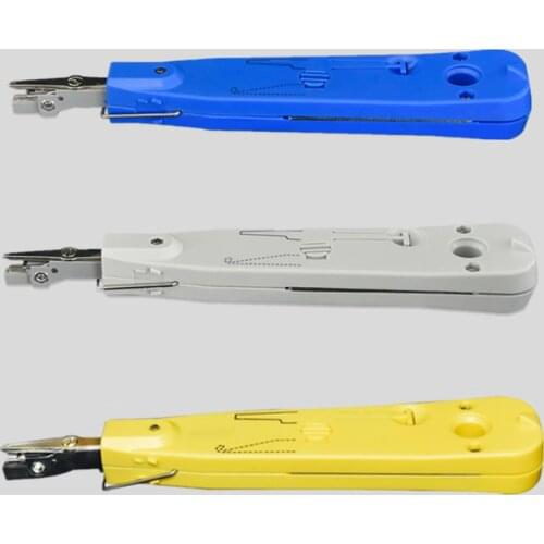 Telecom Pliers Clamp Tool Card Line Cutter Wire Cutter For RJ45 RJ11 Module Network Cable Telephone Patch Panel Punch Down Tool