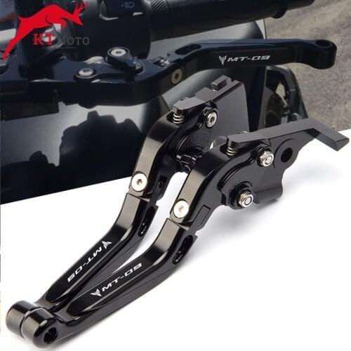 For Yamaha MT09 MT 09 TRACER MT-09 2015-2020 Motorcycle Accessories Brake Clutch Lever Extendable Adjustable Handbrake Handlebar