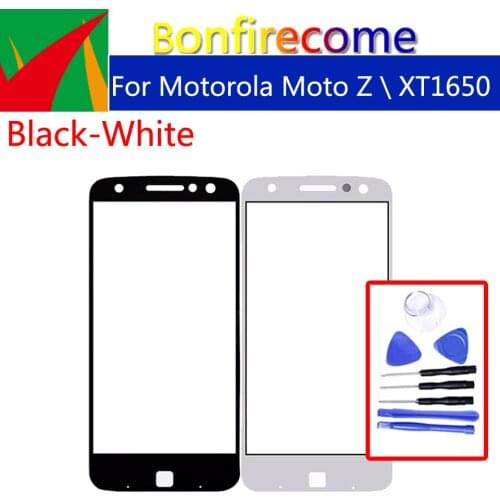 5.5" Touchscreen For Motorola Moto Z \Moto Z Droid XT1650 Touch Screen Front Panel Glass Lens LCD Outer Glass