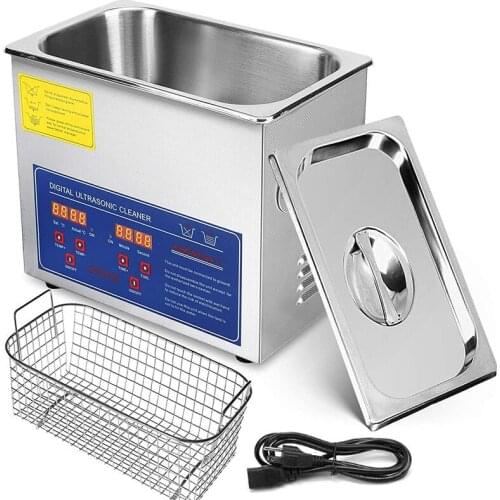 Ultrasonic Cleaning Machine 3L Household Digital Stainless Steel Basket Ultrasonic Cleaning Denture Watch Glasses