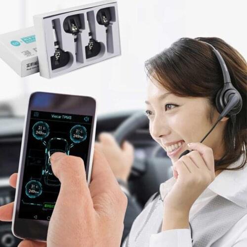 TPMS Bluetooth 4.0 Save Fuel 4 Internal/External Sensor hud car display Tire Pressure Monitoring TPMS Bluetooth WRTRST50 TPMS