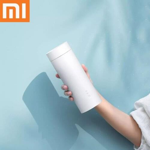 XIAOMI Electric Bottle Kettle Portable Cup Heating Thermal Mug for Tea Coffee Milk Powder Travel Water Kettle 400ml 220V