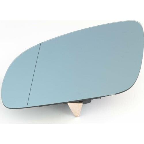 Blue Heated Wing Rear Mirror Glass for Audi A8 4E2 4E8 2002 2003 2004 2005 2006 2007 2008 2009 2010 4E0857535E 4E0857536F