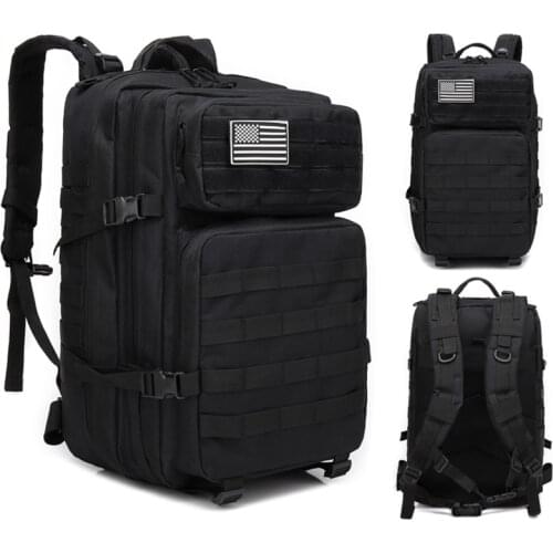 45L Outdoor Military Camouflage Backpack Assault Tactical Infantry Rucksack Sports Camping Hiking Trekking Hunting Bag Backpacks