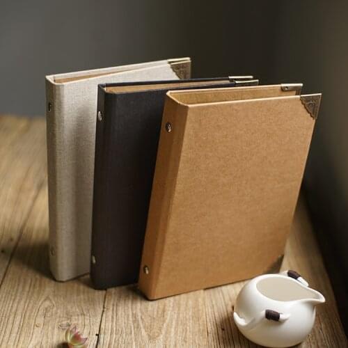 A5 sheet small photo album DIY craft scrapbook 7 inch thick paper notepad personality series menu