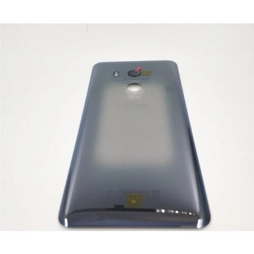 Original Glass Rear Housing Door For HTC U11 Plus Back Battery Cover Case With Camera Lens Replacement Parts