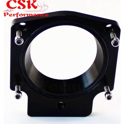 For 92mm Throttle Body Fits For G M GEN III LS1 LS2 LS6 LSX LS4 Manifold Adapter Plate BK