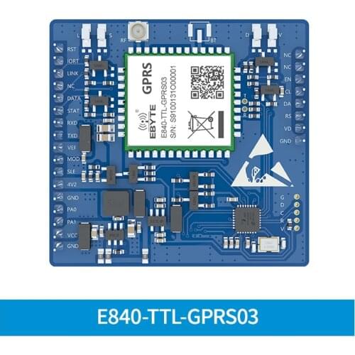 E840-TTL-GPRS03 GPRS Module Transparent Transmission Quad Band AT Command GSM Wireless Transceiver MICRO SIM card holder