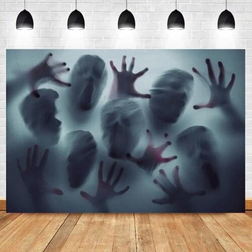 Halloween Party Background For Photography Ghost Shadow Terror Zombie Scene Shoot Photographic Backdrop Photocall Photo Studio
