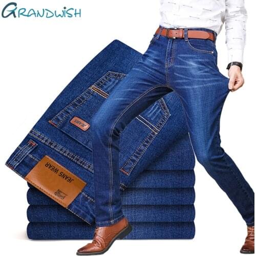 Мужские модные джинсы Grandwish China At AliExpress