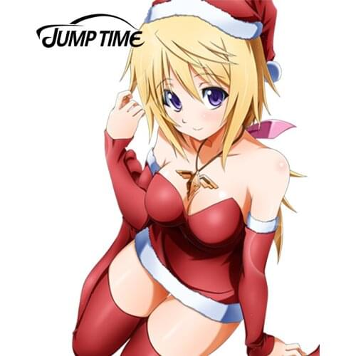 JumpTime 13cm x 9cm Infinite Stratos Anime Vinyl Car Sticker for Window Bumper JDM Car Stickers Sexy Graphic