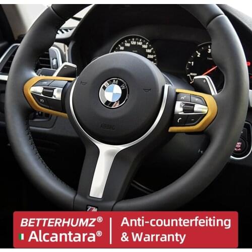 Alcantara Car Steering Wheel Buttons Frame Trim Cover For BMW E46 E90 E92 E93 F30 F20 F32 F33 E84 X1 M3 M4 Thong 1 2 3 4 Series