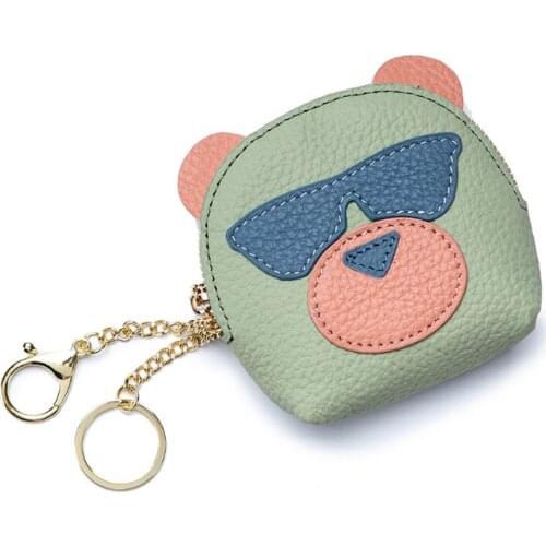 Creative Personalized Lipstick Storage Bag Ladies Money Bag Cartoon Small Coin Purse With Key Ring