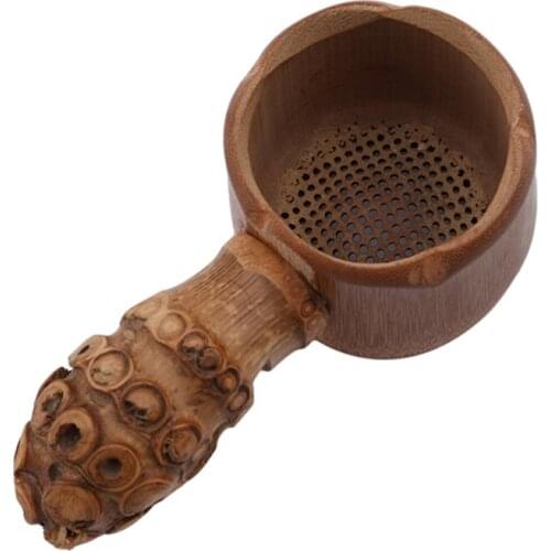 Natural Bamboo Tea Strainer Infuser Filter Infusor Tea Tools Sieve For Tea Brewing Tea Drinkware Accessories Colander Gadgets