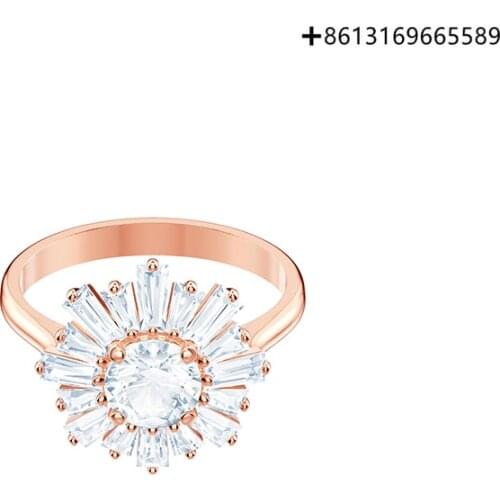 Original 925 Sterling Silver 1:1 High Quality SUNSHINE Sun Pattern Ring