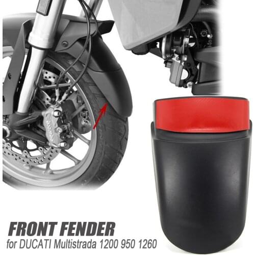 Motorcycle Front Fender Mudguard For DUCATI MULTISTRADA 1200 950 1260 Rear Extender Extension