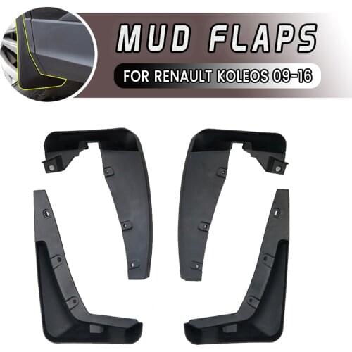 For RENAULT KOLEOS 09-16 Car Front Rear Car Mudguards Fender Flares Mud Guard Flap Anti Splash Mudflaps Soft Good Tenacity