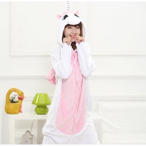 Boy Girl Pajamas Set Kigurumi Unicorn Pink Pijamas For Women Men Onesie Adult Animal Anime Family Sleepwear Cosplay Pyjamas Kids