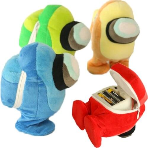 Among Plushies Us Hot Games Intelligent Repeat Voice Doll Space Werewolf Kill Electric Toys Among Us Plush Toys for Children