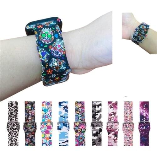 Leopard Printing Silicone Strap for Apple Watch Band 44MM 40MM 38MM 42MM Floral Bracelet Belt for iWatch Series 6 SE 5 4 3 2 1