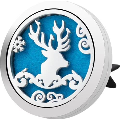 Christmas Theme Car Air Freshener Holder Accessories For Flavoring Perfume Smell Scent Auto Interior Decoration Aroma Fragrance