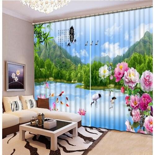 Scenic curtains Blackout 3D Window Curtains For Living Room Bedroom Drapes cortinas Customized size