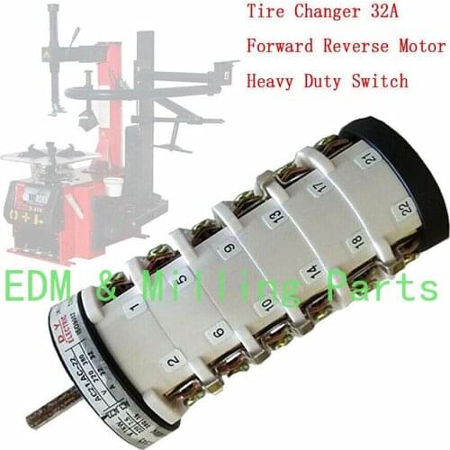 Tyre Tire Changer Machine 32A Forward Reverse Motor Heavy Duty Switch 380V