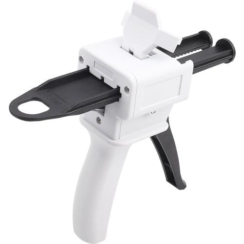 Dental 1:1/2:1 Cartridge Silicone Rubber Mixing Dispenser Delivery Impression Gun
